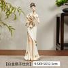Venda direta do fabricante: Figuras Criativas de Dama Qipao Estilo Chinês para Sala de Estar, Sala de Chá, Prateleiras de Exibição de Luxo e Decorações de Entrada Vintage