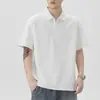 Roupas Masculinas Xintang 2026 Verão Masculino Manga Curta Gola Lapela Roupa de Verão Design Camisa Polo