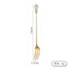 Cuchara Creativa 430 Acero Inoxidable Aspecto de Joya Cuchara para Remover Cuchara de Café Cuchara de Postre Cuchara para Helado Cuchara para Helado