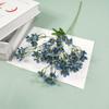 Simulação amora selvagem única pequenas flores silvestres camomila casamento salão de casamento fileira de flores caminho de liderança arranjo de flores exibição de flores de mesa