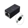 Conector de Red Rj45 Apantallado Conector a Tope Red Doble Conector Módulo de Extensión Conector de Red Pasante