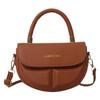 Bolsa de Ombro Transversal com Design de Concha Prensada Estilosa 23 Bolsa de Mão 20 Bolsa Feminina Feminina Semicircular Moda Nova