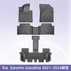Adecuado para Kia Sorento 2021-2024 Versión Americana Combustible Material 3D para Todo Clima Tapetes de Piso TPE