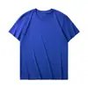 Camiseta de manga corta de algodón puro de alta calidad de 180g, corte holgado, camisa cultural hecha a medida, uniforme escolar, ropa de trabajo con logo y estampado de patrón