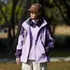 Chaqueta Exterior Tres en Uno a Prueba de Viento e Impermeable para Mujer, Estilo Pareja, Chaqueta de Montañismo Fina de Una Sola Capa para Hombre, Venta al por Mayor