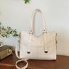 Bolsa de Gran Capacidad para Mujer 2026 Estilo Nuevo Simple Moda Retro Bolso de Hombro Cruzado Bolso Tote Elegante para Viajes