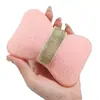 Processamento Personalizado Esponja de Limpeza Furo de Favo de Mel Lenço Facial Limpeza Profunda Sabonete Facial Esfregador Facial Banho Removedor de Maquiagem Artefato Limpo