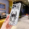 Fabricación y venta al por mayor de fundas para iPhone 15 Pro Max populares y de moda con araña pintada con pintura UV y fundas para iPhone 17