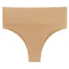 Fio dental feminino sem costura tamanho grande roupa íntima esportiva feminina cor sólida cintura sexy t-back meninas europeias e americanas calça t feminina
