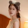 Diadema de Felpa de Dibujos Animados para Mujer 2025 Nueva Especial Otoño e Invierno para Lavarse la Cara, Parte Superior Alta del Cráneo, Pinza para el Cabello Antideslizante Accesorio para el Cabello