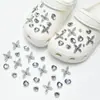 Amuletos para Zapatos Croc, Accesorios para Mujer, Clips para Zapatos DIY, Decoraciones 3D con Pedrería, Clips Desmontables, Estilo de Moda de Influencers
