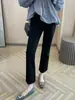 Calças de maternidade para primavera e outono, calças pantalona de novo estilo para usar ao ar livre, adequadas para se exercitar durante a gravidez sem apertar a barriga, calças de maternidade petite para o outono