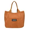 Bolso de Pana para Mujer, Bolso Tote de Gran Capacidad, Bolso de Mano Sencillo y Versátil, Bolso de Textura para el Trabajo para Mujer