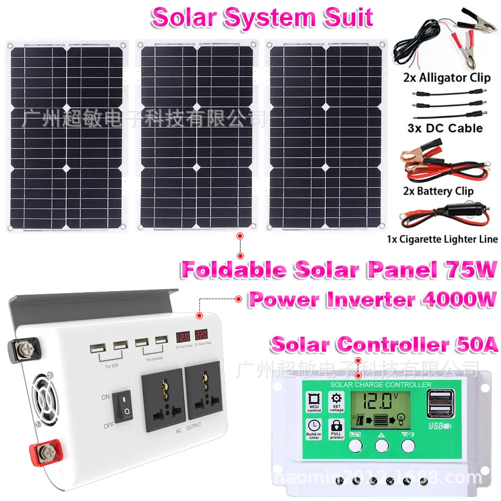 solar system ZX4000+75W+GR50A.