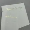 Serie de Pendientes de Par Único, Pendientes Multiespecificación, Empaque de Pendientes Joyería, Tarjetas de Exhibición Sencillas y Populares con Estampado en Caliente