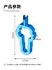 Herramienta multifuncional para quitar la cámara de la bicicleta de montaña, con boquilla francesa para válvula de neumático y llave de núcleo.