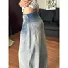 Jeans Retro Americanos de Guadaña para Mujer, Nuevo Estilo Primavera 2026, Corte Holgado, Pierna Ancha Adelgazante, Tallas Grandes, Pantalones de Guadaña Largos hasta el Suelo
