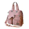 Nova Moda Bolsa de Mão Feminina Grande Capacidade Bolsa Transversal Nylon Casual Bolsa de Viagem Multi-Bolsos Ombro Único Bolsa de Axila