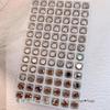 Twilight Rogge Nail Art Aurora K9 Diamante de fondo plano 2024 Espejo mágico Cuadrado Rectangular Diamante de imitación Super Flash Decoración de uñas DIY