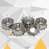 304 com dente NUT métrica americana K tampa porca multi-dente porca de aço carbono porca de aço inoxidável porca K