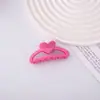Pinza de Garra Pequeña Popular Transfronteriza con Textura Mate de 7 cm Accesorio para el Cabello de Moda Coreana para Mujer Pinza de Tiburón Versátil para Recogidos Accesorio para el Cabello