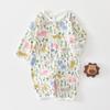 Ropa de Aire Acondicionado para Bebé Recién Nacido Mameluco Ropa de Algodón Puro para Bebé Ropa sin Costuras Ropa para Gatear Súper Linda Pijama