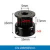 Rueda Síncrona 2Gt para Impresora 3D Polea de Transmisión de 16/20 Dientes Polea Activa para Motor Paso a Paso Mecánico Gt2