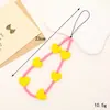 Cadena para Teléfono de Nuevo Estilo, Correa para Teléfono, Colgante de Lazo de Perlas con Cuentas, Accesorio de Cadena, Llavero