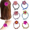 Estilo Coreano Simple Cabeza de Flor de Cinco Pétalos Anillo para el Cabello Cuerda para el Cabello Cuerda para el Cabello AliExpress Anillo para el Cabello con Nudo Multicolor Tendones de Goma Pequeños