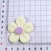Tecido estilo coreano, florzinhas coloridas e nó de borboleta, produtos semiacabados para DIY, acessórios decorativos feitos à mão para roupas, acessórios para bebê no atacado