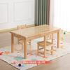 Mesa de Jardim de Infância Madeira Maciça Mesas e Cadeiras Infantis Brinquedo Bebê Educação Infantil Mesa de Aprendizagem Leitura de Mãos Mesa para Escrever Outros