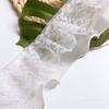 Nueva cortina para niños, vestido de novia, falda plisada doble de encaje Lolita, accesorios ligeros de poliéster soluble en agua, encaje hecho a mano