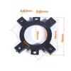 Panel de soporte para tweeter, placa de fijación para tweeter de neodimio hierro boro, panel decorativo de altavoz, ABS 1 pulgada 2 pulgadas 3 pulgadas 4 pulgadas