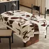 Mantel Estilo Retro Francés, No Lavable, Impermeable al Aceite, Impermeable, Nuevo Estilo Rectangular para Mesa de Café