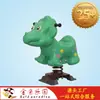 Caballo Balancín de Primavera, Caballo Balancín Triceratops, Caballo Balancín para Niños con Forma de Dibujo Animado para Exteriores, Equipo de Parque Infantil Comunitario de Jardín de Infancia
