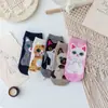 Meias de comércio exterior novas meias fofas de desenho animado meias femininas casuais coreanas meias de giz de cera pequenas novas meias rasas vendas diretas