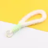 Lanyard de Felpa Corto de Colores para Teléfono Móvil Llavero de Muñeca de Caja Sorpresa para Taza de Agua Joyería Accesorios Pequeños