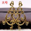 60826 Nuevo Estilo Chino Cobre Hecho a Mano DIY Accesorios Básicos Adornos para el Cabello Materiales Hanfu Imitación Cloisonné