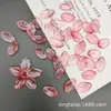 Acessórios para Joias DIY Estilo Antigo Pétala Grampo de Cabelo Adorno de Cabeça Brinco Materiais 12X19 Flor de Pessegueiro Gorda Esmaltada