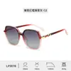 Nuevas gafas de sol polarizadas de alta gama para hombre estilo lujo ligero decoración de diamantes para mujer fabricantes venta al por mayor moda marco de foto de calle