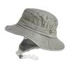 Sombrero de Pescador Trendy Estilo Japonés con Cordón para Mujer, Transpirable para Exteriores, Senderismo, Pesca, Protección Solar, Sombrero Parasol para Verano