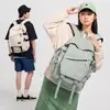 Mochila Escolar para Estudiantes de Preparatoria Hombres Gran Capacidad Simple Mochila para Computadora Versátil Mochila para Computadora para Estudiantes de Secundaria Mochila de Viaje