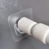 Estante para botellas de gel de ducha con gancho redondo multifuncional creativo, gancho pequeño sin costuras, gancho de anillo sin perforaciones
