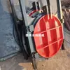  Compuerta de Hierro Fundido con Cobre Incrustado Riego Agrícola Canal de Río Zanja Embalse Descarga de Agua Válvula de Compuerta de Agua con Paro Eléctrico Compuerta de Hierro Fundido Cuadrada y Redonda