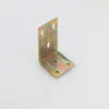Planchuela de hierro con recubrimiento de color engrosada código de esquina reforzado en ángulo de 90 grados conector de muebles para gabinete de esquina de acero laminado en frío