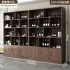 Armário de Exposição Moderno Simples Armário de Chão para Vinho Tinto de Hall de Entrada Armário de Vinho Armário de Armazenamento para Sala de Estar em Casa Armário de Entrada Armário Divisório