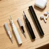Caneta de limpeza de fone de ouvido 3 em 1 transfronteiriça, limpador portátil, ferramenta de limpeza multifuncional para fones de ouvido Bluetooth, caneta removedora de manchas