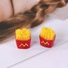 Fabricante en stock de accesorios de comida y juego de bricolaje, simulación de pan, papas fritas, galletas, carcasa de teléfono móvil, material de resina de belleza