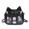 Bolso bonito para mujer, suave, para chica estudiante, bolso transparente, estilo japonés, estilo universitario, bolso bandolera para bebé JK.