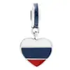 Panjia hilo comercio exterior nuevo colgante de bandera personalidad caliente moda pulsera de esmalte DIY femenina con cuentas